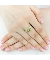 Женские Кольца_Серебро .925_ХРИЗОЛИТ_Нанокристалл_5-Лазурит-Онлайн