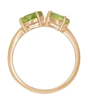 Женские Кольца_Серебро .925_ХРИЗОЛИТ__3-Лазурит-Онлайн