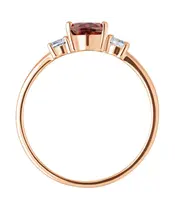 Женские Кольца_Серебро .925_ГРАНАТ_Нанокристалл_4-Лазурит-Онлайн