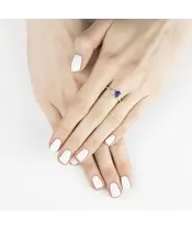 Женские Кольца_Серебро .925_САПФИР_Нанокристалл_7-Лазурит-Онлайн