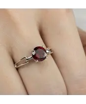 Женские Кольца_Серебро .925_ГРАНАТ__6-Лазурит-Онлайн