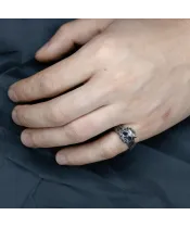 Мужские кольца_Серебро .925___10-Лазурит-Онлайн