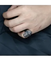 Мужские кольца_Серебро .925___10-Лазурит-Онлайн