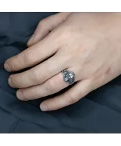 Мужские кольца_Серебро .925___10-Лазурит-Онлайн