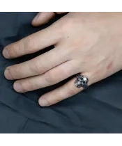 Мужские кольца_Серебро .925___10-Лазурит-Онлайн