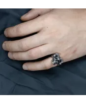 Мужские кольца_Серебро .925___10-Лазурит-Онлайн