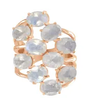 Женские Кольца_Серебро .925_ЛУННЫЙ КАМЕНЬ__3-Лазурит-Онлайн