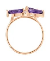 Женские Кольца_Серебро .925_АМЕТИСТ_Нанокристалл_4-Лазурит-Онлайн