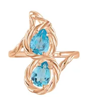 Женские Кольца_Серебро .925_ТОПАЗ__3-Лазурит-Онлайн