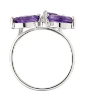Женские Кольца_Серебро .925_АМЕТИСТ_Нанокристалл_4-Лазурит-Онлайн