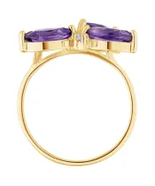 Женские Кольца_Серебро .925_АМЕТИСТ_Нанокристалл_4-Лазурит-Онлайн