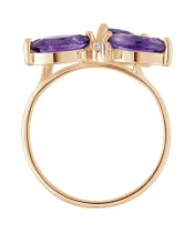 Женские Кольца_Серебро .925_АМЕТИСТ_Нанокристалл_4-Лазурит-Онлайн