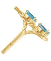 Женские Кольца_Серебро .925_ТОПАЗ__5-Лазурит-Онлайн