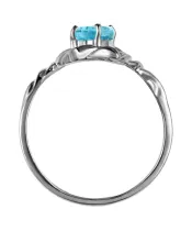 Женские Кольца_Серебро .925_ТОПАЗ__4-Лазурит-Онлайн