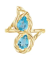 Женские Кольца_Серебро .925_ТОПАЗ__3-Лазурит-Онлайн