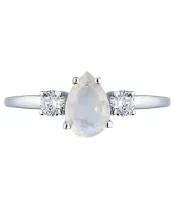 Женские Кольца_Серебро .925_ЛУННЫЙ КАМЕНЬ_Нанокристалл_3-Лазурит-Онлайн