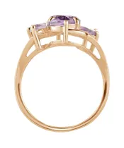 Женские Кольца_Серебро .925_АМЕТИСТ__3-Лазурит-Онлайн