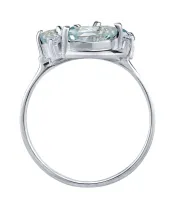 Женские Кольца_Серебро .925_ТОПАЗ_Нанокристалл_3-Лазурит-Онлайн