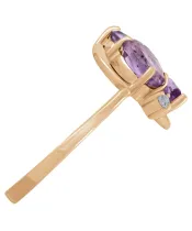 Женские Кольца_Серебро .925_АМЕТИСТ_Нанокристалл_4-Лазурит-Онлайн