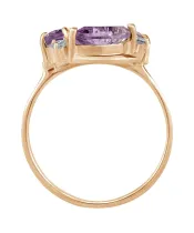 Женские Кольца_Серебро .925_АМЕТИСТ_Нанокристалл_3-Лазурит-Онлайн