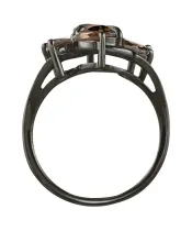 Женские Кольца_Серебро .925_РАУХТОПАЗ__4-Лазурит-Онлайн