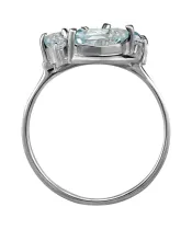 Женские Кольца_Серебро .925_ТОПАЗ_Нанокристалл_3-Лазурит-Онлайн