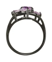 Женские Кольца_Серебро .925_АМЕТИСТ__4-Лазурит-Онлайн