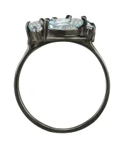 Женские Кольца_Серебро .925_ТОПАЗ_Нанокристалл_3-Лазурит-Онлайн