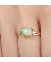 Женские Кольца_Серебро .925_ОПАЛ__6-Лазурит-Онлайн