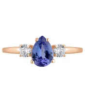 Женские Кольца_Серебро .925_ТАНЗАНИТ_Нанокристалл_3-Лазурит-Онлайн