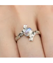 Женские Кольца_Серебро .925_ЛУННЫЙ КАМЕНЬ__6-Лазурит-Онлайн