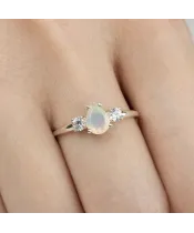 Женские Кольца_Серебро .925_ОПАЛ_Нанокристалл_6-Лазурит-Онлайн