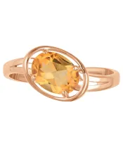 Женские Кольца_Серебро .925_ЦИТРИН__3-Лазурит-Онлайн