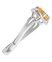 Женские Кольца_Серебро .925_ЦИТРИН__5-Лазурит-Онлайн