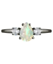 Женские Кольца_Серебро .925_ОПАЛ_Нанокристалл_3-Лазурит-Онлайн