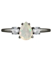 Женские Кольца_Серебро .925_ОПАЛ_Нанокристалл_3-Лазурит-Онлайн