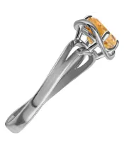 Женские Кольца_Серебро .925_ЦИТРИН__5-Лазурит-Онлайн