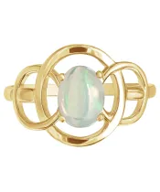 Женские Кольца_Серебро .925_ОПАЛ__3-Лазурит-Онлайн