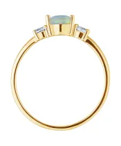 Женские Кольца_Серебро .925_ОПАЛ_Нанокристалл_4-Лазурит-Онлайн