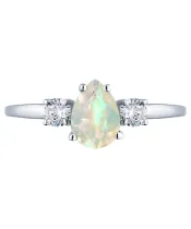 Женские Кольца_Серебро .925_ОПАЛ_Нанокристалл_3-Лазурит-Онлайн