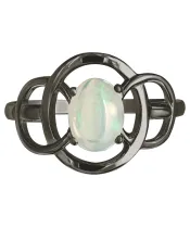 Женские Кольца_Серебро .925_ОПАЛ__3-Лазурит-Онлайн