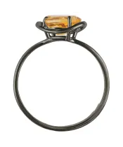 Женские Кольца_Серебро .925_ЦИТРИН__4-Лазурит-Онлайн