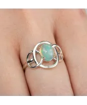 Женские Кольца_Серебро .925_ОПАЛ__5-Лазурит-Онлайн