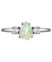 Женские Кольца_Серебро .925_ОПАЛ_Нанокристалл_3-Лазурит-Онлайн