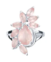 Женские Кольца_Серебро .925_КВАРЦ__3-Лазурит-Онлайн