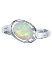 Женские Кольца_Серебро .925_ОПАЛ__3-Лазурит-Онлайн