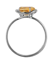 Женские Кольца_Серебро .925_ЦИТРИН__4-Лазурит-Онлайн