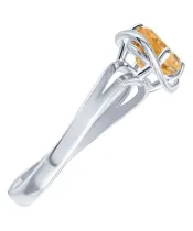 Женские Кольца_Серебро .925_ЦИТРИН__5-Лазурит-Онлайн