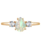 Женские Кольца_Серебро .925_ОПАЛ_Нанокристалл_3-Лазурит-Онлайн