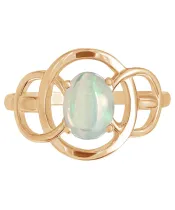 Женские Кольца_Серебро .925_ОПАЛ__3-Лазурит-Онлайн